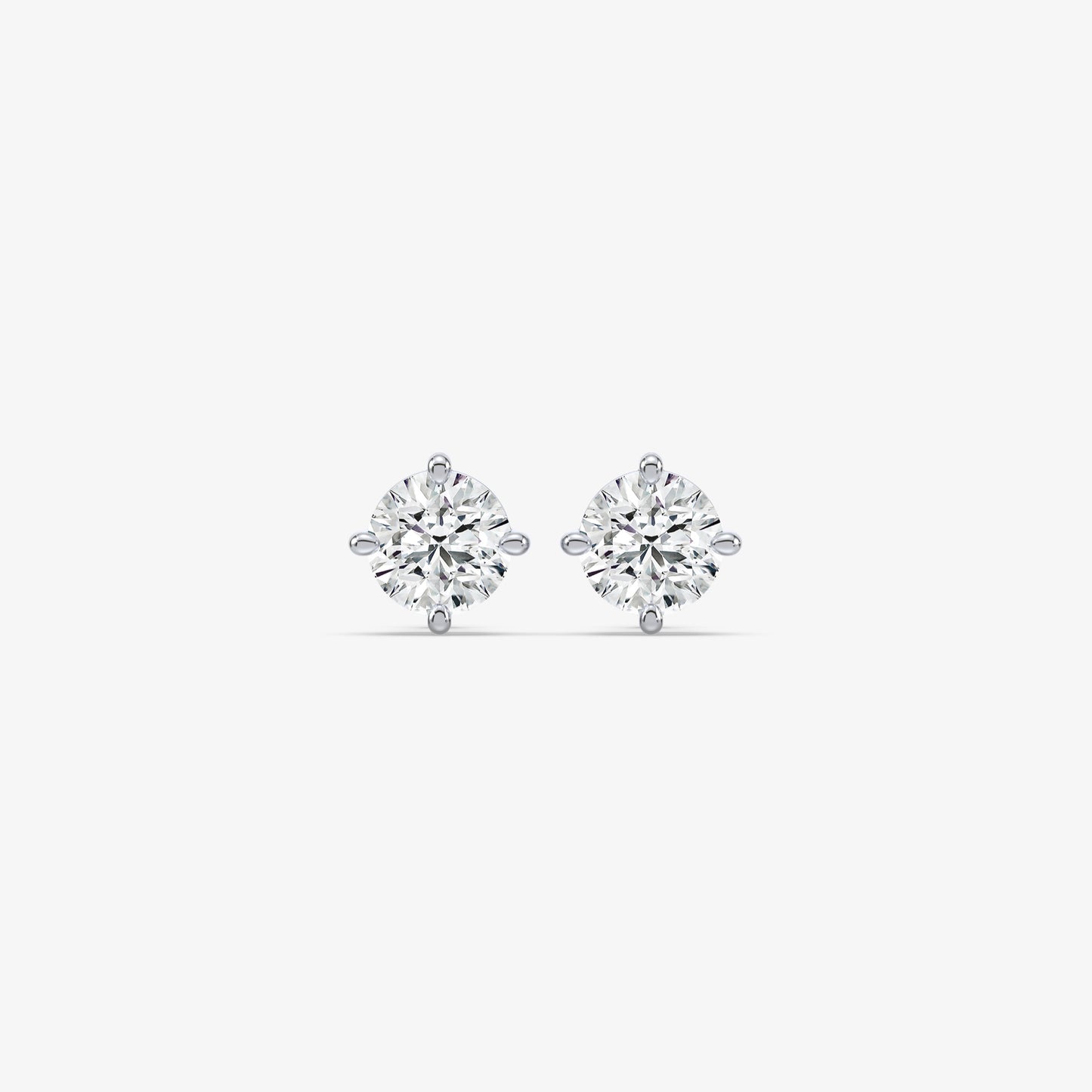 Stud White Lab Diamond